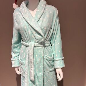Sonoma Polka Dot Bathrobe Small Woman’s